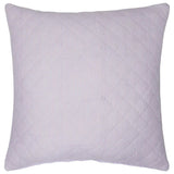 John Robshaw Nandi Lavender Purple Quilted Euro Square Pillow  | Fig Linens and Home