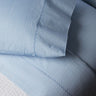 Nandi Light Indigo Blue Striped Bed Sheets  - John Robshaw Bedding at Fig Linens and Home - Shown on Bed