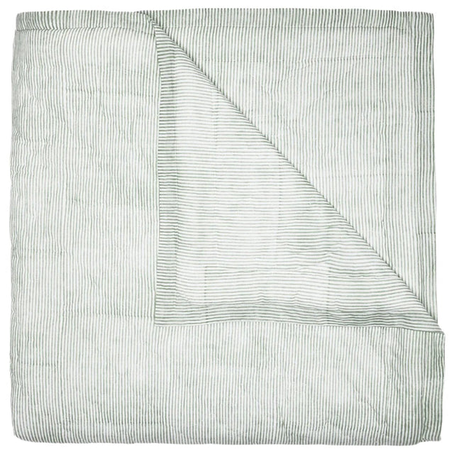 John Robshaw Nandi Sage Green Quilts  | Fig Linens and Home 1