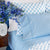Organic Cotton Sheet Set - John Robshaw Bindi Light Indigo Bedding at Fig Linens and Home
