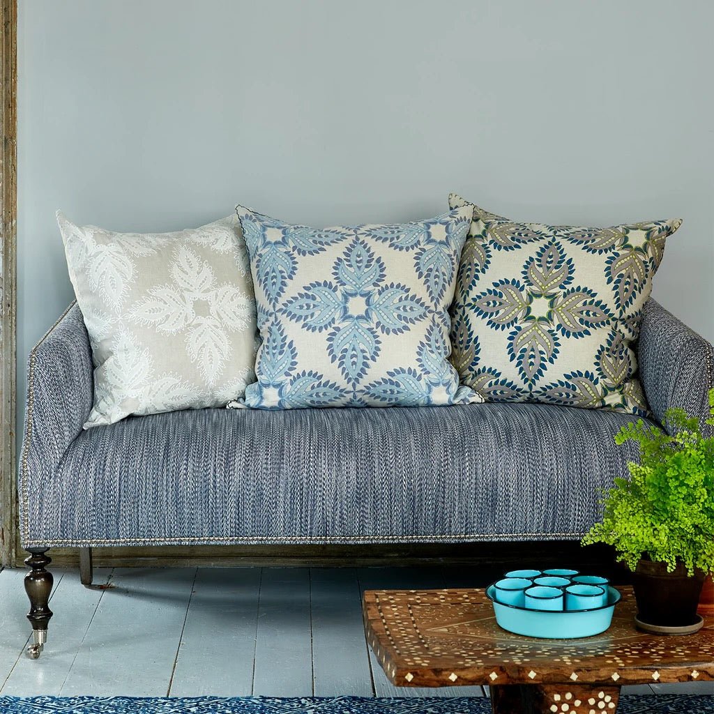 Lifestyle Photo of Verdin Euro Pillow by John Robshaw Textiles | Fig Linens and Home