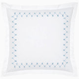 Anketi Light Indigo Border Organic Sham by John Robshaw