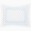 Anketi Light Indigo Border Organic Sham by John Robshaw