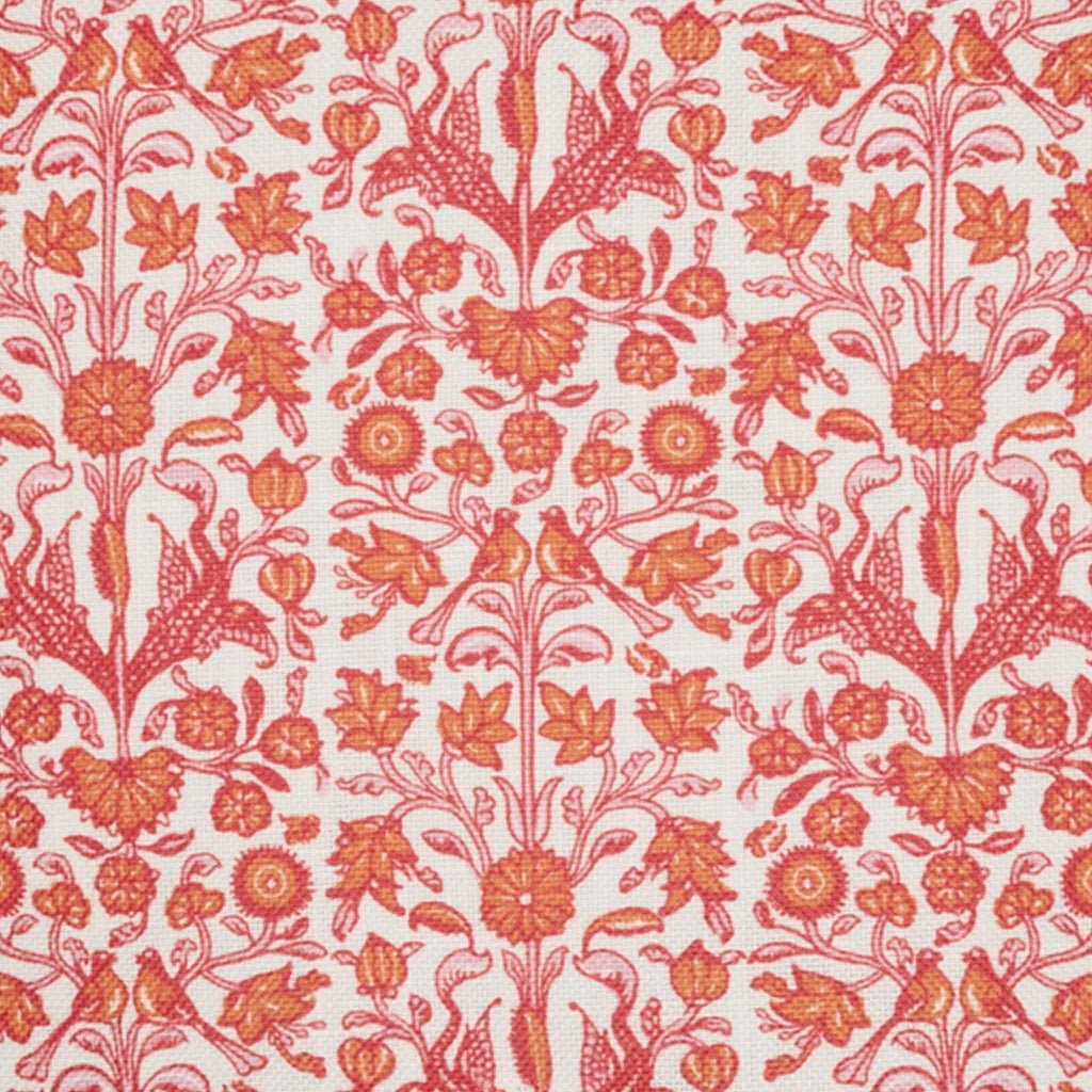 John Robshaw Zuber Azalea Outdoor Pillow  | Fig Linens and Home Swatch