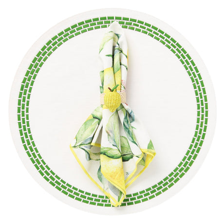 June Green Placemat | Mode Living at Fig Linens and Home