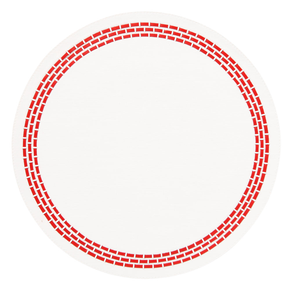 June Red Placemat Detail 3 | Mode Living at Fig Linens and Home