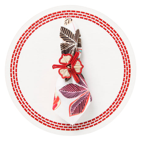 June Red Placemat | Mode Living at Fig Linens and Home