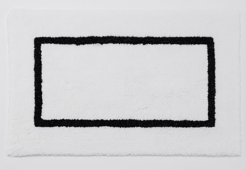 Karat 27x47 Black 990 Bath Rug by Abyss at Fig Linens and Home