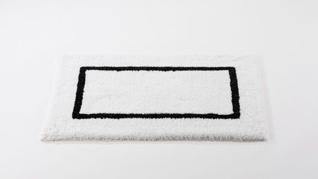 Flat Karat 27x47 Black 990 Bath Rug by Abyss at Fig Linens and Home