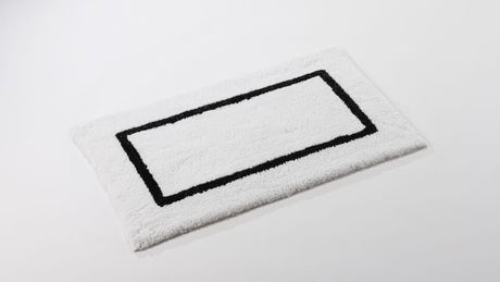 Angle Karat 20x31 Black 990 Bath Rug by Abyss at Fig Linens and Home