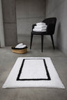 Lifestyle Karat 27x47 Black 990 Bath Rug by Abyss at Fig Linens and Home