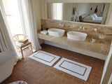 Karat 23x39 Gold 800 Bath Rug by Abyss at Fig Linens and Home