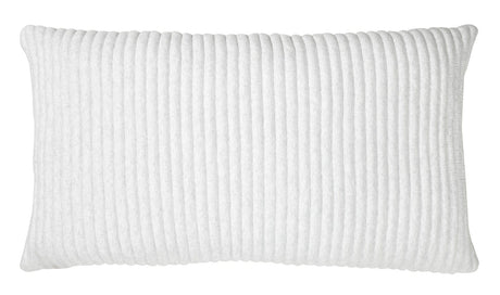 Charlton Cotton Jersey Channel Quilt Shams by Orchids Lux Home - White King Sham