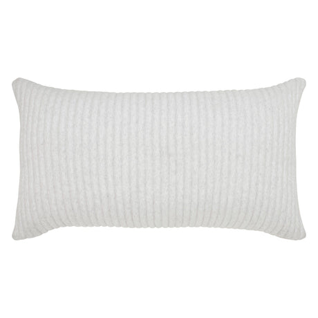Charlton Cotton Jersey Channel Quilt Shams by Orchids Lux Home - Off-White King Sham