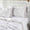 Kyoto European Linen Sheet Set by Orchids Lux Home White/ Mist Sheet Set