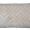 Karl Ivory Blush 18x30 Large Rectangular Lumbar Pillow Lili Alessandra