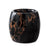 Brush Cup - Kassatex Athenas Black and Gold Marble Bath Accessories at Fig Linens and Home