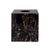 Tissue Box Cover - Kassatex Athenas Black and Gold Marble Bath Accessories at Fig Linens and Home