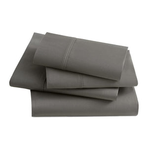 Dark Gray Bed Sheets and Duvet Covers | Letto Basics Bedding by Kassatex