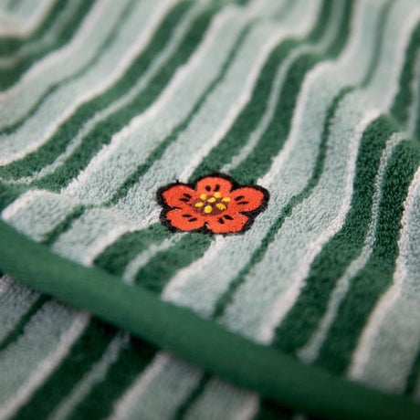 Detail of Bath Towel - K Club Vert Organic Cotton Towels by Yves Delorme