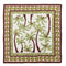 Kim Seybert Oasis Linen Napkins with Palm Trees Open View