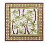 Kim Seybert Oasis Linen Napkins with Palm Trees Open View