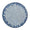 Placemats Set of 4 - Kim Seybert Lagoon Navy Blue Beaded Placemats at Fig Linens and Home