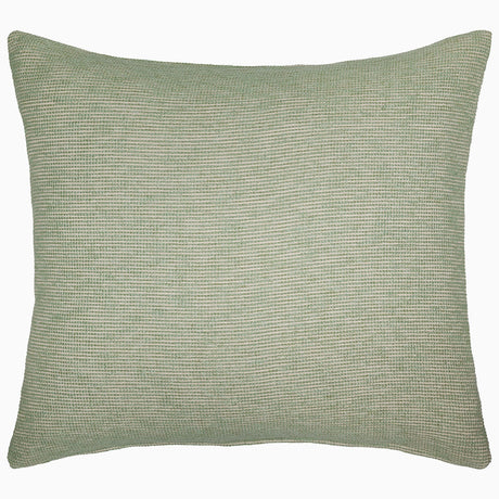 Evani Woven Sage King Euro by John Robshaw at Fig Linens and Home - 1
