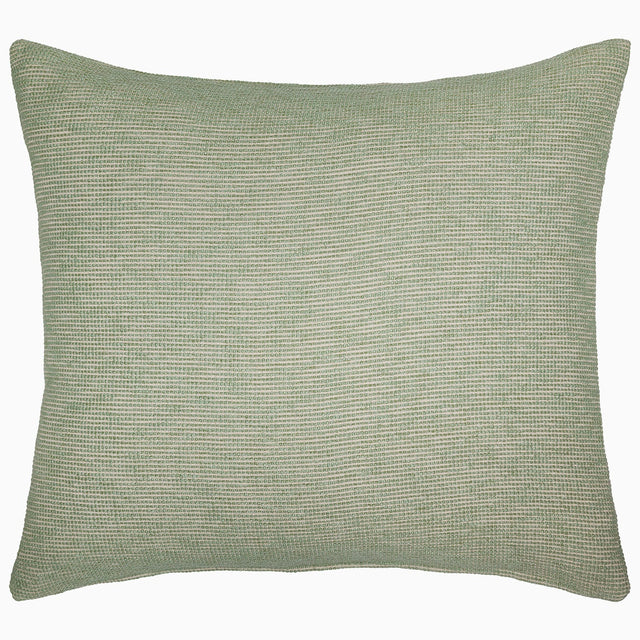 Evani Woven Sage King Euro by John Robshaw at Fig Linens and Home - 1