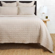Pom Pom at Home Owen - Flax - King Coverlet at Fig Linens and Home