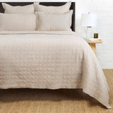 Pom Pom at Home Owen - Flax - King Coverlet at Fig Linens and Home