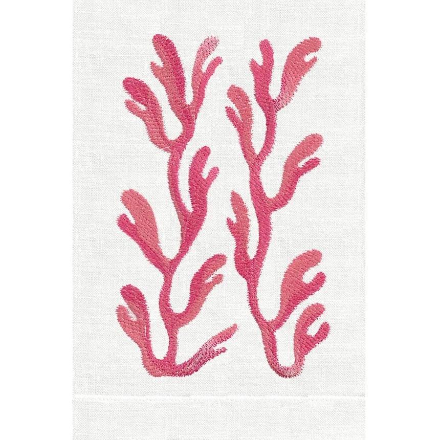Coral Linen Guest Towels | Fig Linens and Home