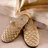 Kumi Kookoon Quilted Silk Slippers | Fig Linens
