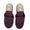 Kumi Kookoon Kumi Kookoon Quilted Silk Slippers - Merlot Small at FIG LINENS AND HOME - 10
