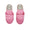 Kumi Kookoon Kumi Kookoon Quilted Silk Slippers - Pink Icing Small at FIG LINENS AND HOME - 5