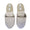 Kumi Kookoon Kumi Kookoon Quilted Silk Slippers - Smoke Small at FIG LINENS AND HOME - 7