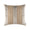 Lili Alessandra Peru Square Pillow Dark Sand / Platinum / Gold 24x24