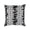 Lili Alessandra Peru Square Pillow White / Black 24x24 - Fig Linens and Home
