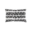 Lili Alessandra Peru Sm Rectangle Pillow White / Black 14x22