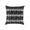 Lili Alessandra Ivy Square Pillow White / Black 22x22
