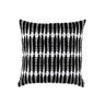 Lili Alessandra Ivy Square Pillow White / Black 22x22