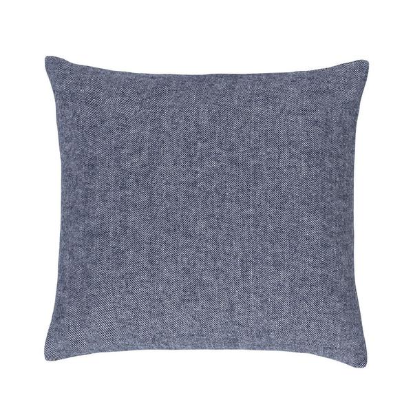 navy herringbone pillow lands downunder