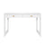 Worlds Away Larkin Desk in White Matte Lacquer - Front View - Fig Linens and Home