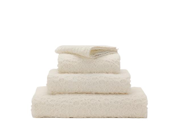 Abyss & Habidecor Lodge Towels by Abyss Habidecor - Wash Cloth 12x12 Ivory 103 at FIG LINENS AND HOME - 9