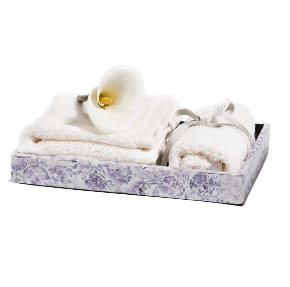 LaDorada Coralina Bath Tray - 11' x 6.8" x 1.5" Coralina at FIG LINENS AND HOME - 1