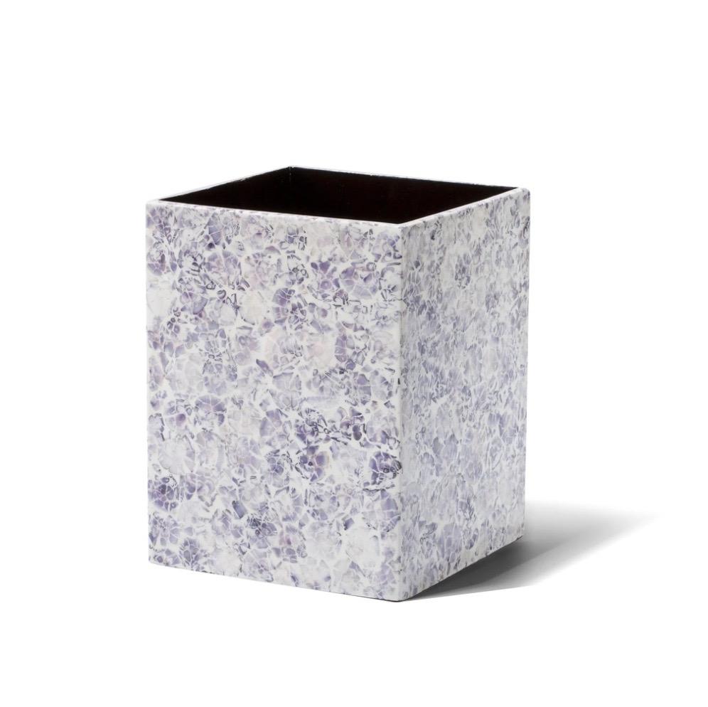 LaDorada Coralina Wastebin - 8.7" x 8.7" x 11" Coralina at FIG LINENS AND HOME - 1