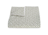 Duvet Cover - Matouk Schumacher Laksha Moss Green Bedding at Fig Linens and Home