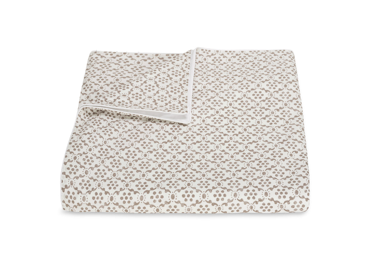 Duvet Cover - Matouk Schumacher Laksha Oak Bedding at Fig Linens and Home