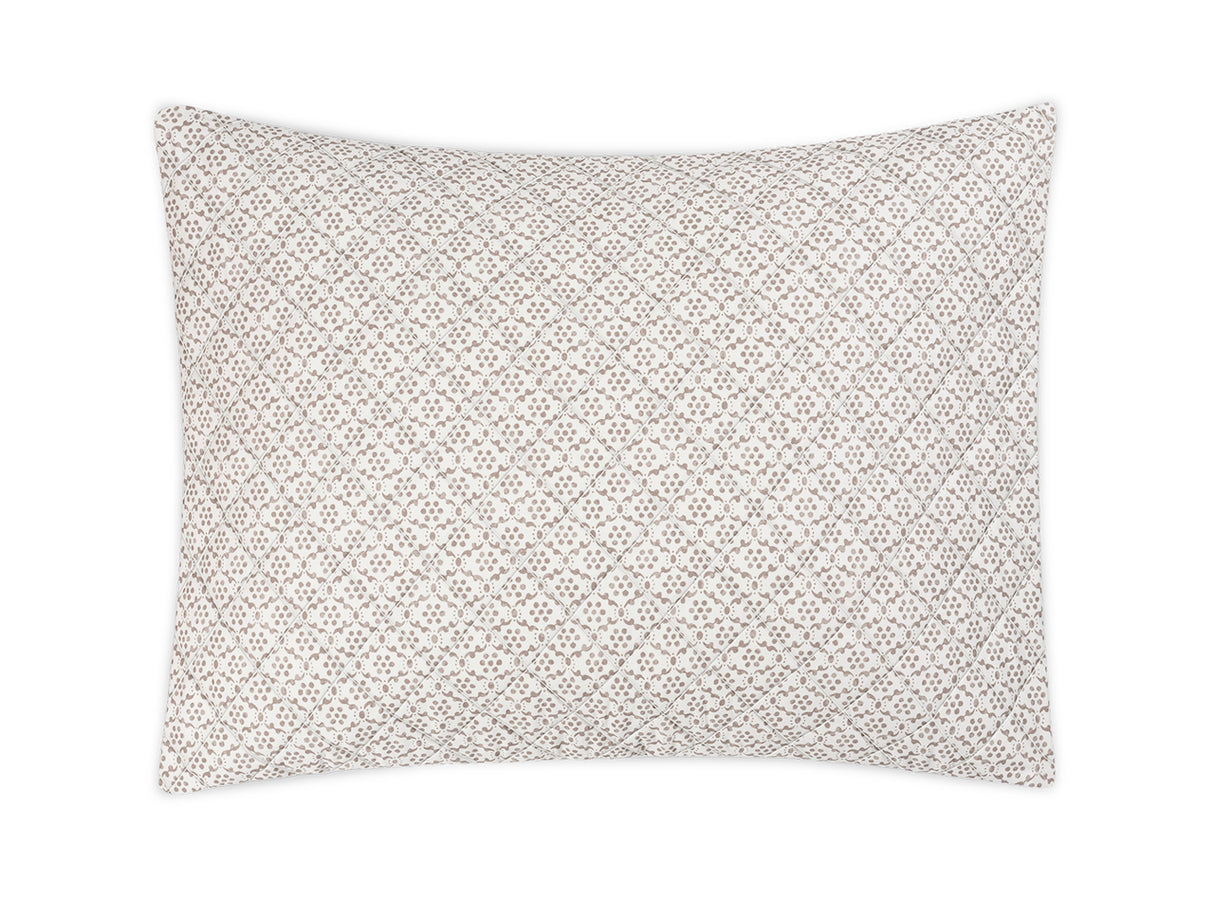 Laksha Oak Quilted Pillow Shams by Matouk Schumacher at Fig Linens and Home