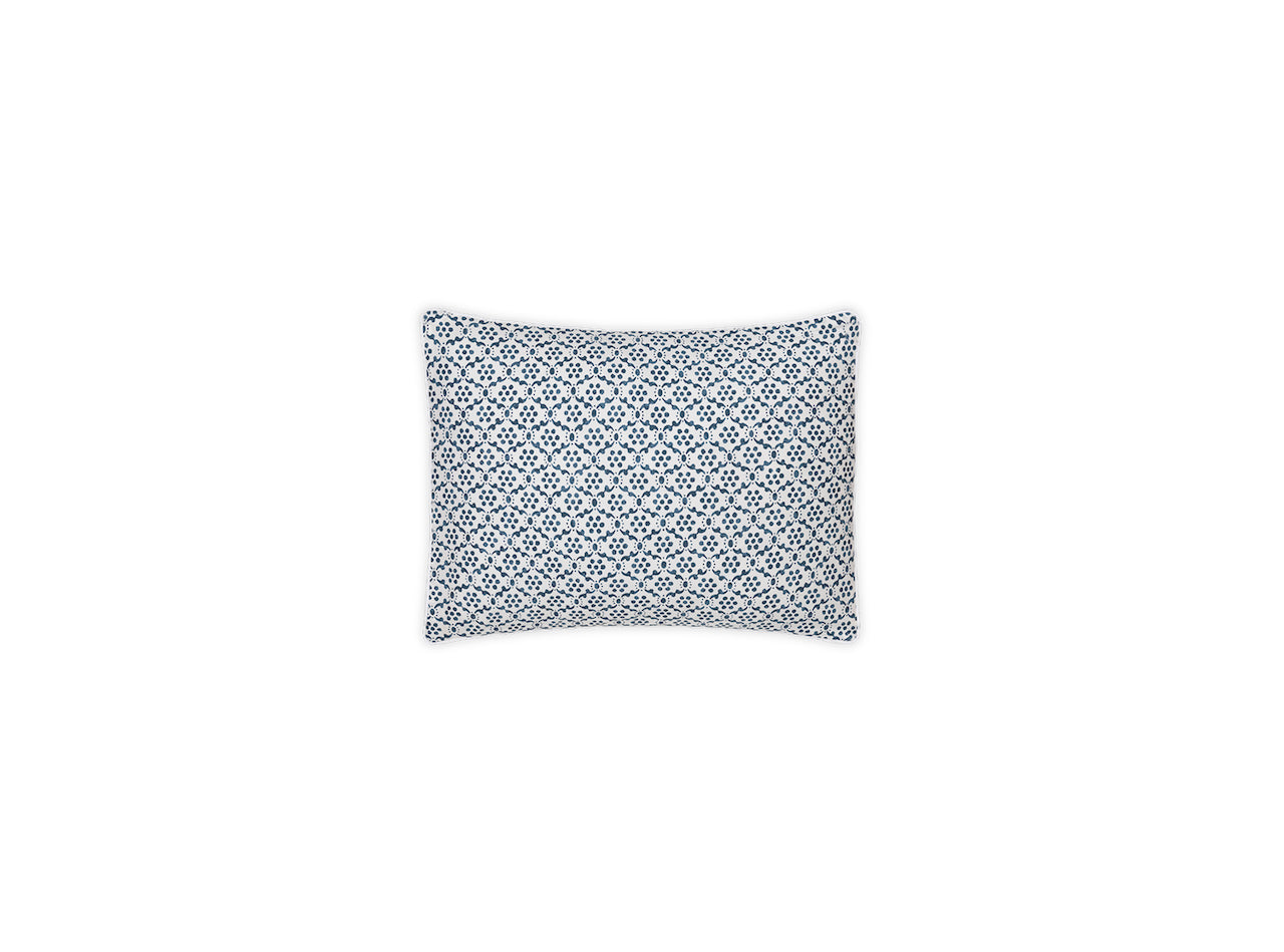 Boudoir Sham - Laksha Indigo Pillow Shams by Matouk Schumacher at Fig Linens and Home